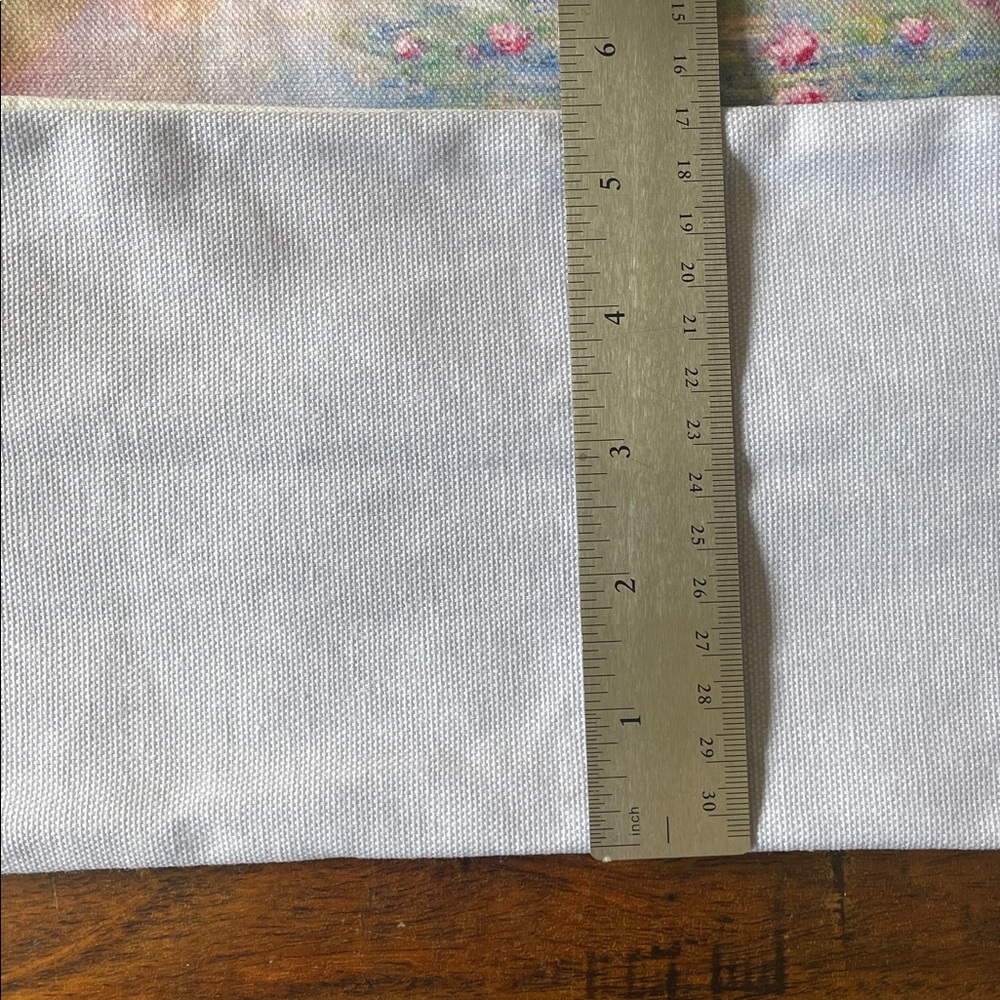 NWT NEW Water Lilies 1907 by MONET 100% Cotton Canvas Tote Bag - Picture 12 of 15